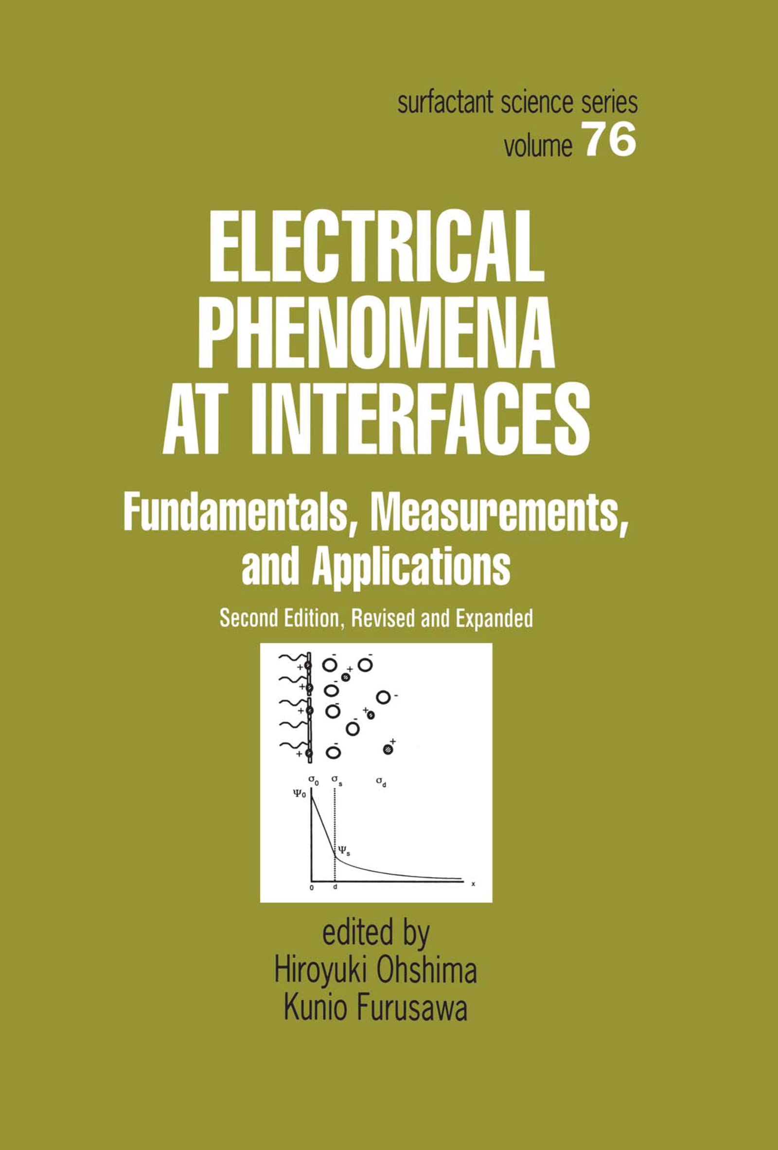 Electrical Phenomena at Interfaces: Fundamentals, Measurements, and Applications book