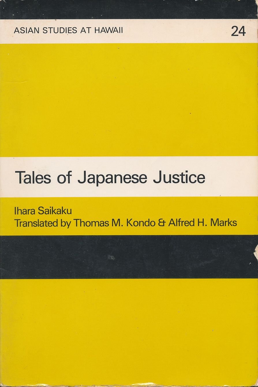 Tales of Japanese justice (Asian studies at Hawaii) Books