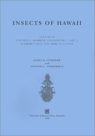 Insects of Hawaii 16; Hawaiian Carabidae (Coleoptera): Coleoptera: Coleoptera: Carabidae: Part 1: Introduction and Tribe Platynini Mathematics