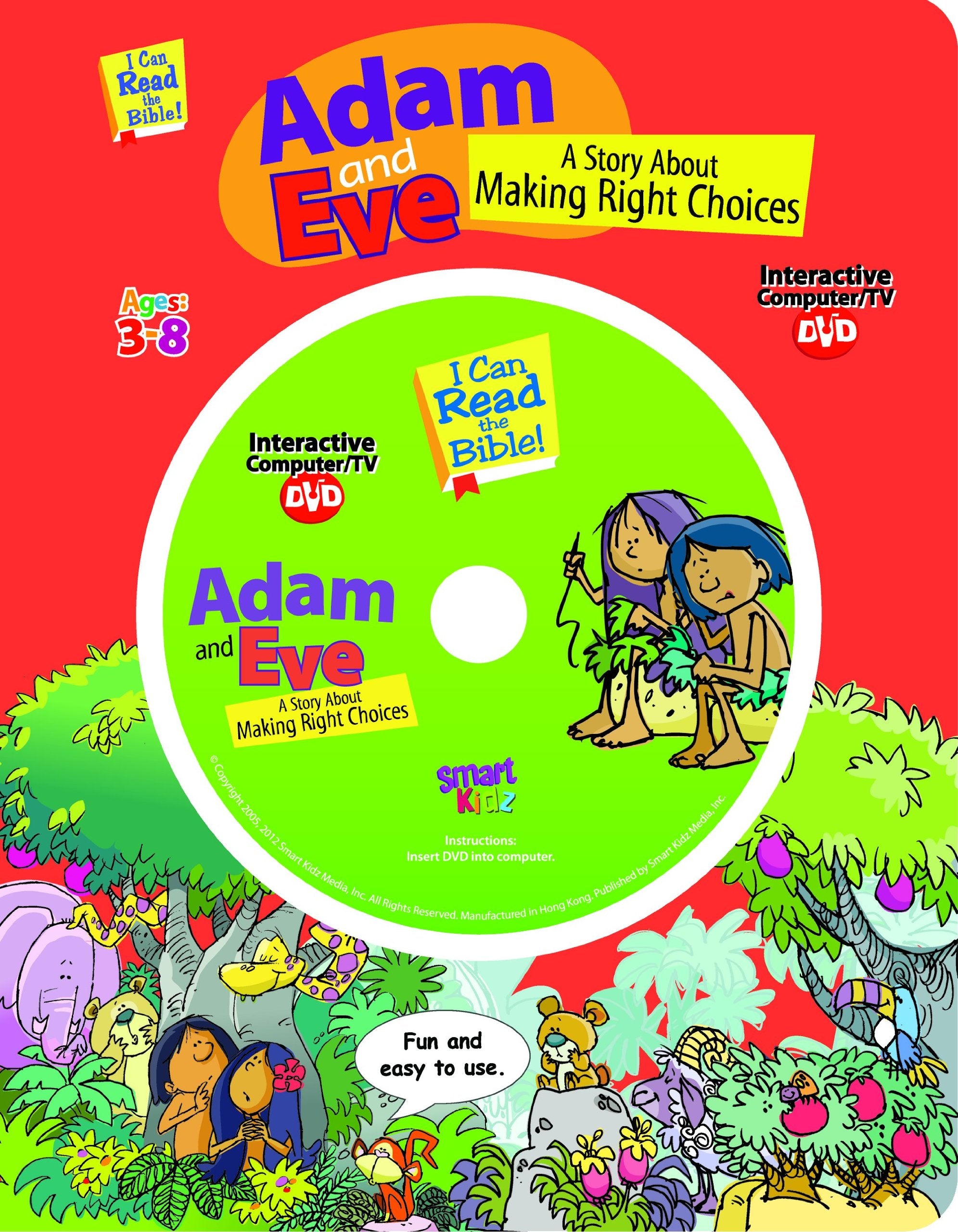 Adam and Eve: A Story About Making Right Choices (I Can Read the Bible! Ages 3-8) Non-fiction