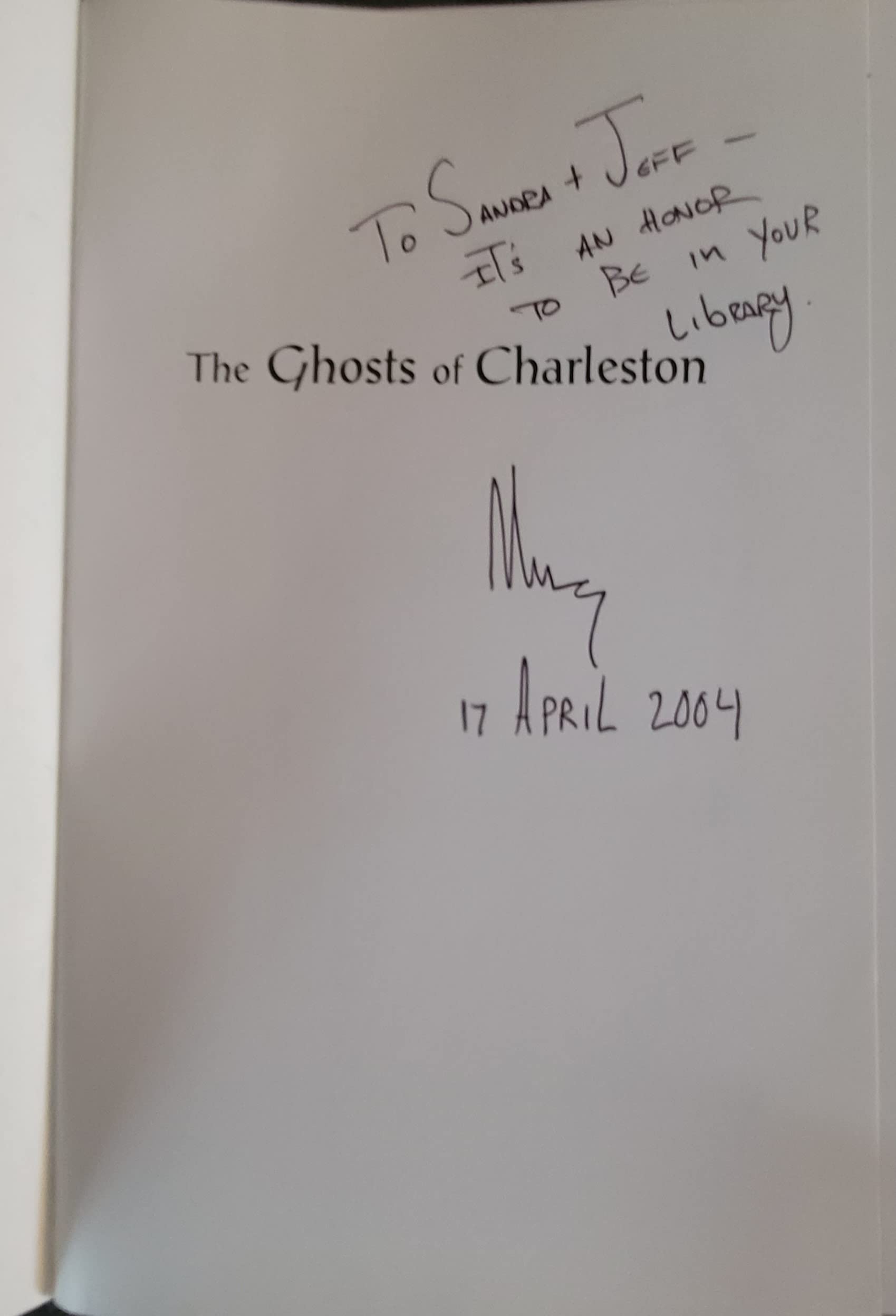 The Ghosts of Charleston book