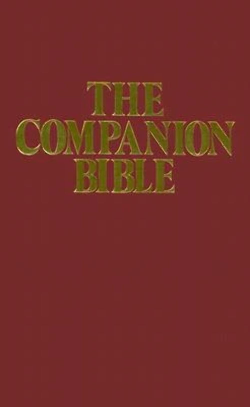 Companion Bible (Burgundy) Hc Thumb Indexed Film, Art & Culture