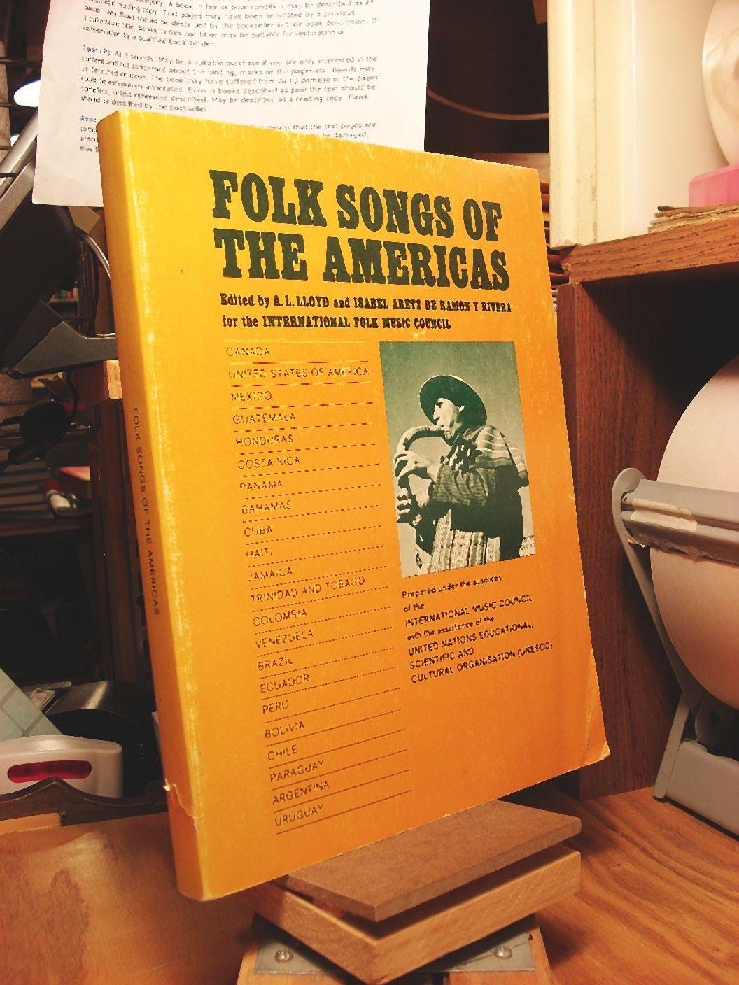 Folk Songs of the Americas book
