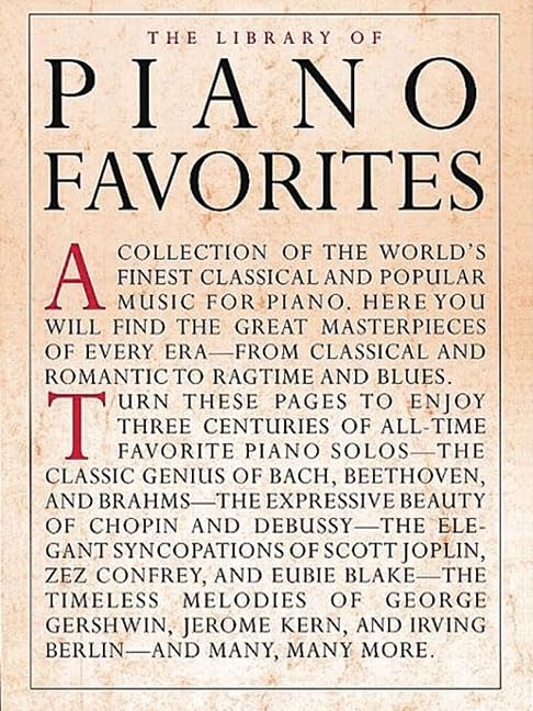 Library of Piano Favorites (Library of Series) Social Sciences