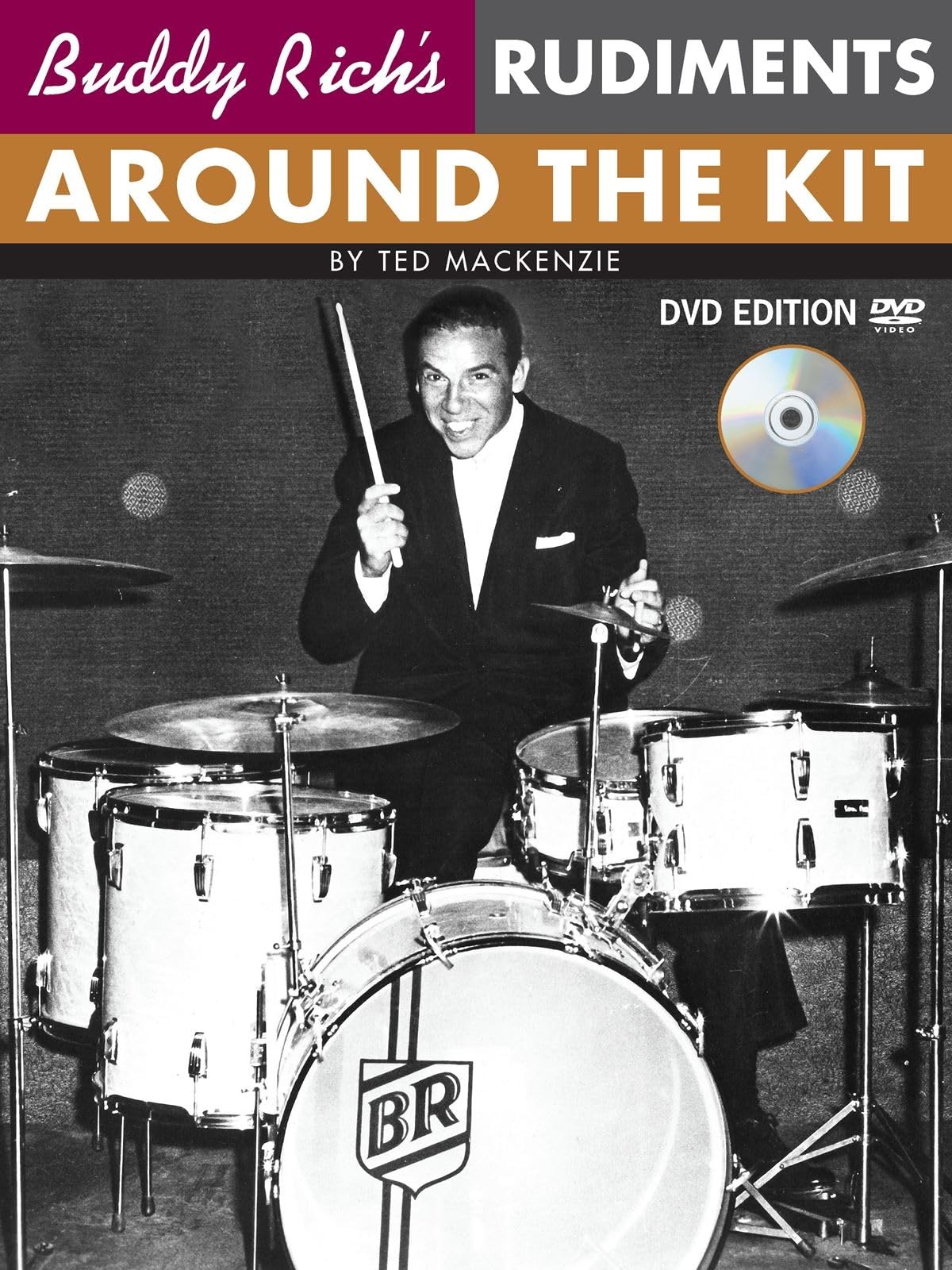 Buddy Rich's Rudiments Around the Kit Book/Online Audio Sheet Music
