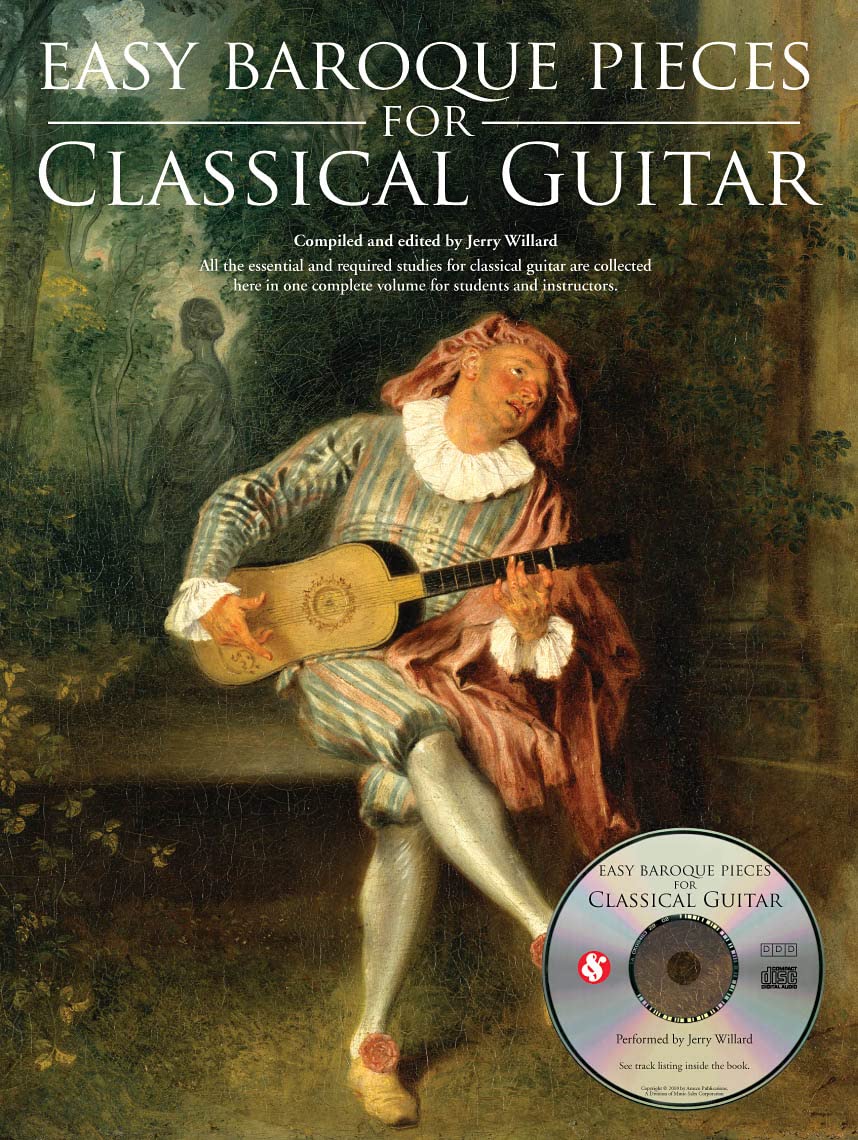 Easy Baroque Pieces for Classical Guitar (Book/Online Audio) book