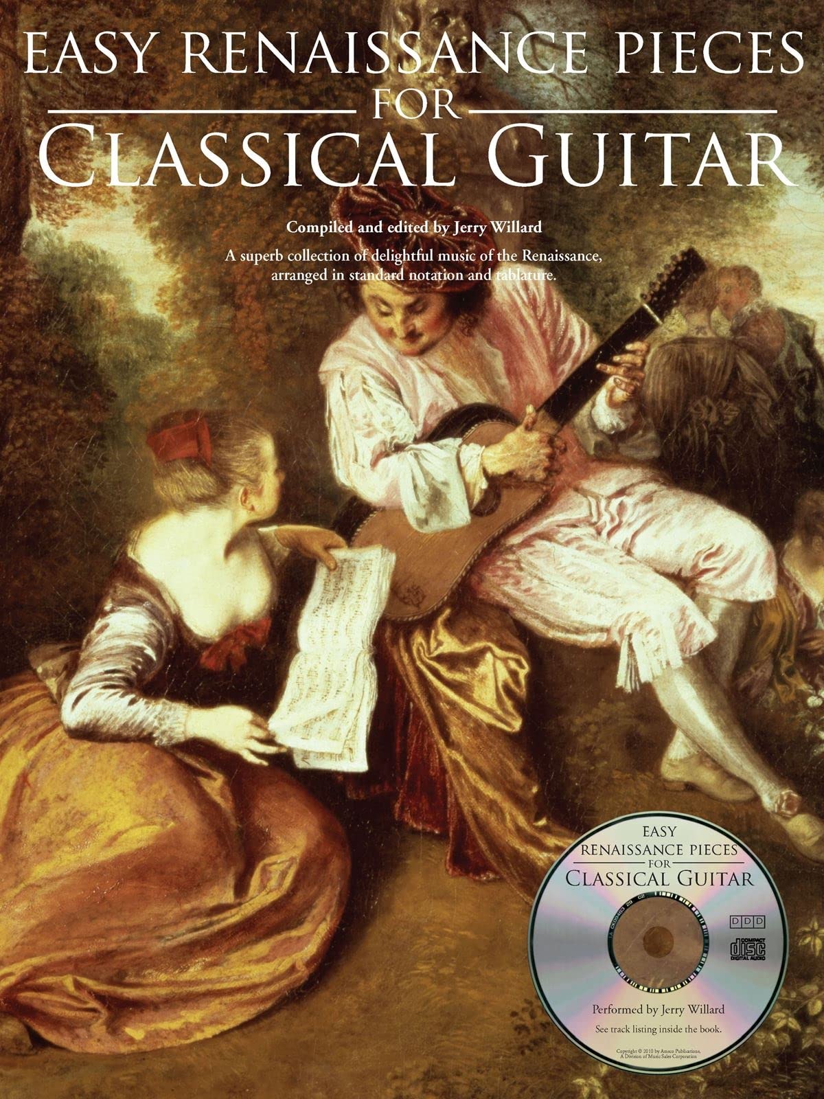 Easy Renaissance Pieces for Classical Guitar with Recordings of Performances Book/Online Audio book