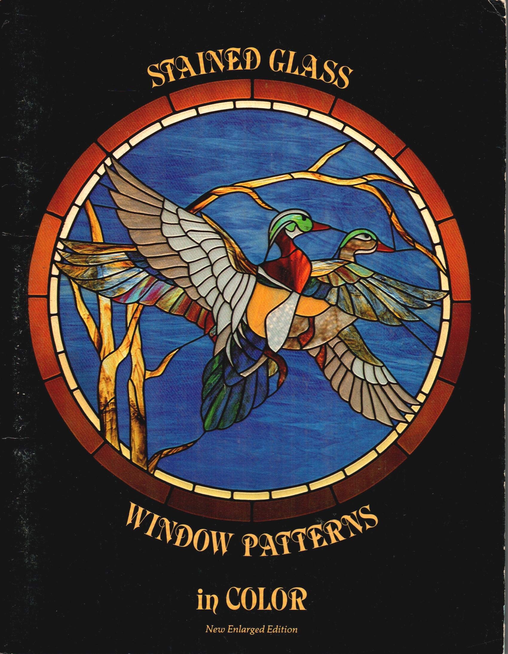 Stained Glass Window Patterns in Color Books