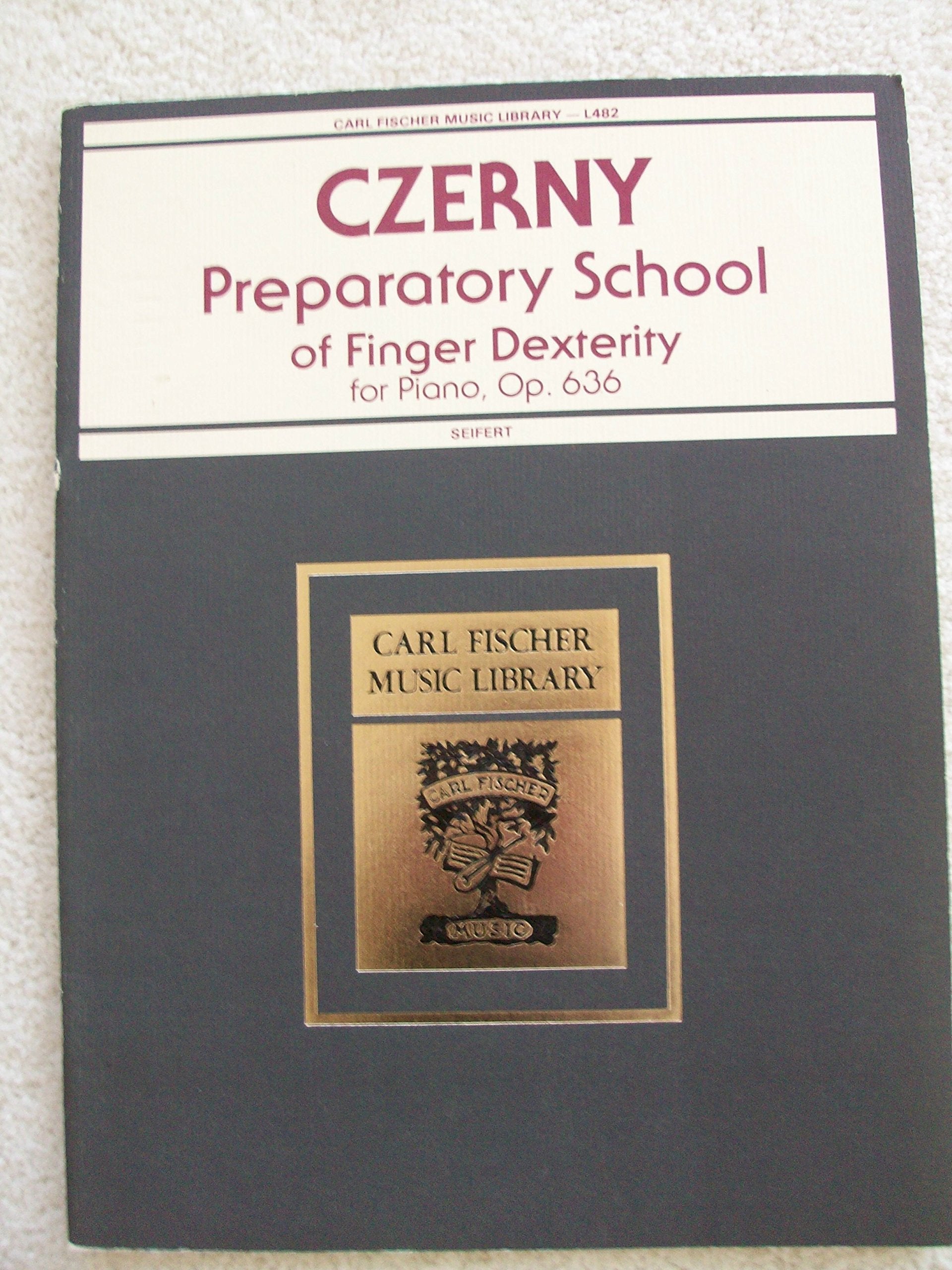 Preparatory School of Finger Dexterity for Piano, Opus 636 Books