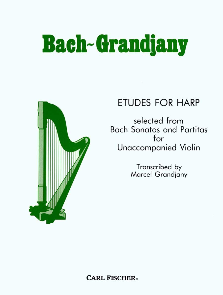 Etudes for harp harpe book