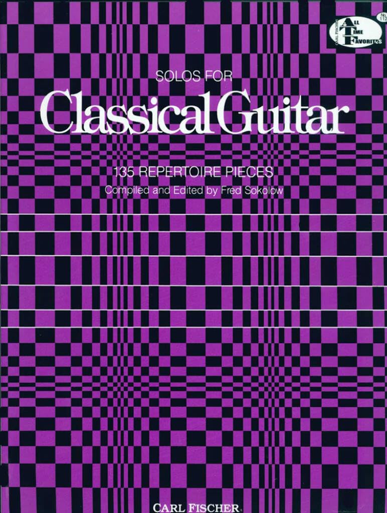 Solos for classical guitar guitare book