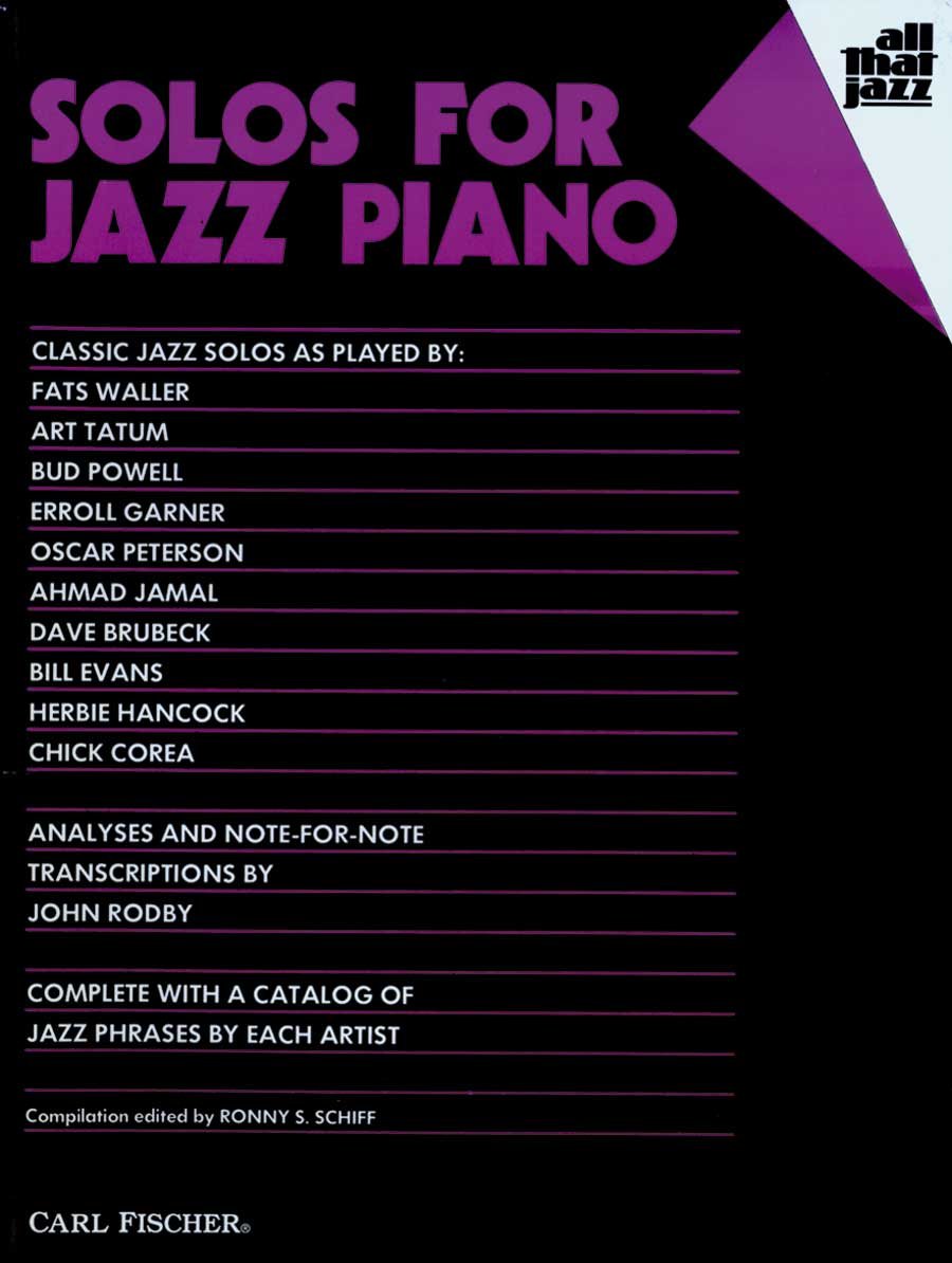 Solos for Jazz Piano (All That Jazz Ser.) Arts & Music