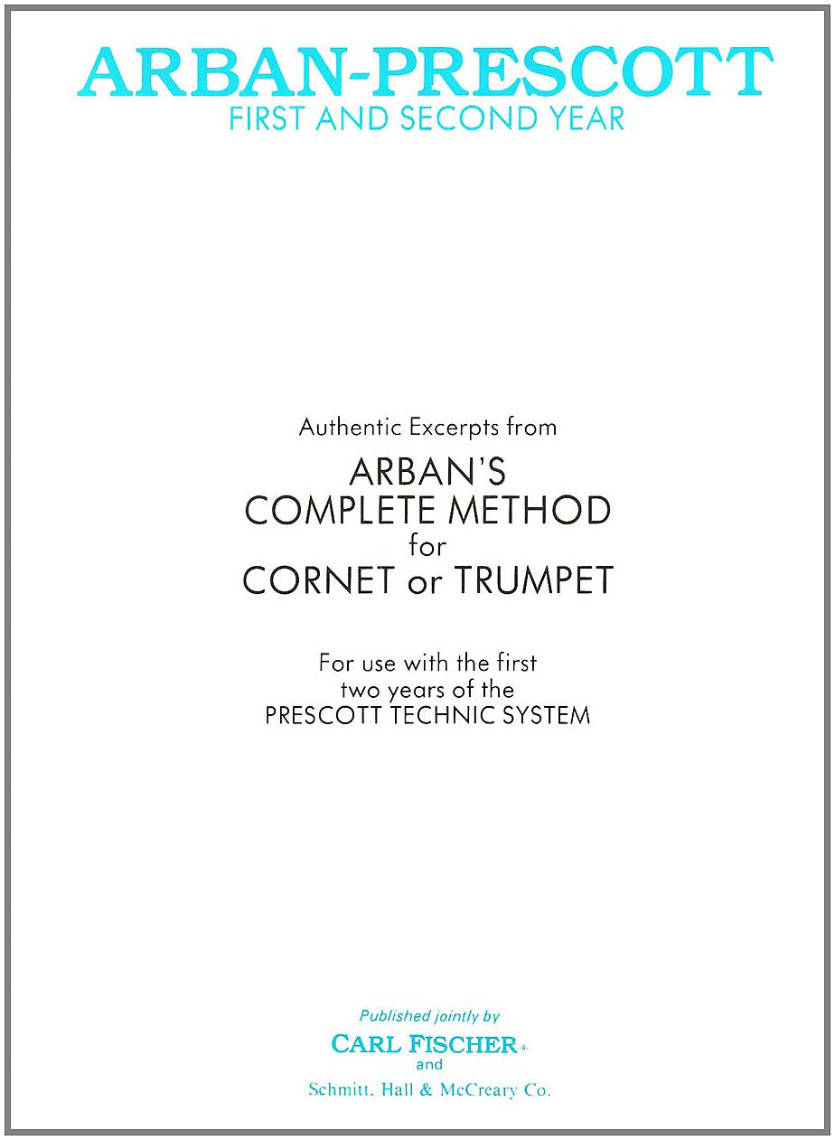 Arban-Prescott First and Second Year Arts & Music