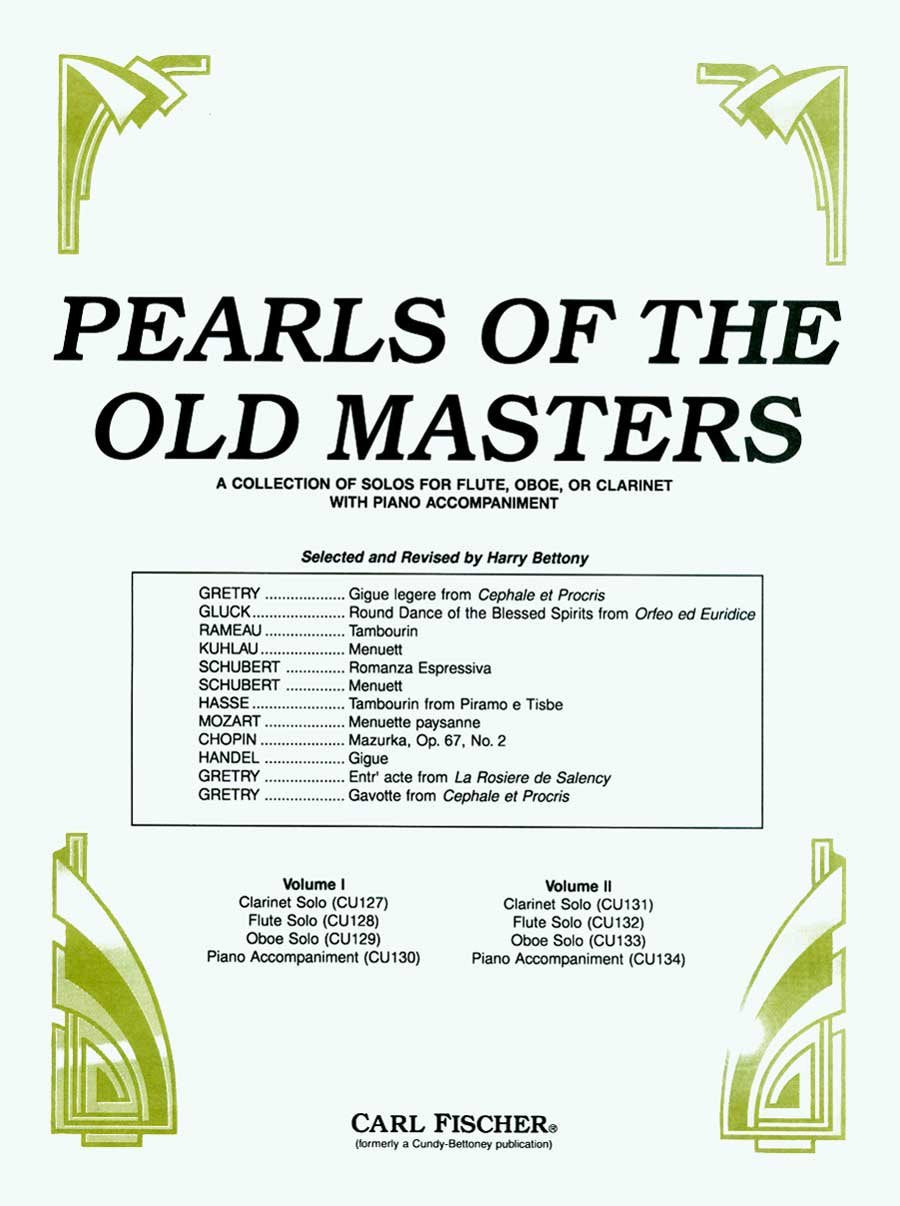 PEARLS OF THE OLD MASTERS - VOL. II FLUTE TRAVERSIERE Arts & Music