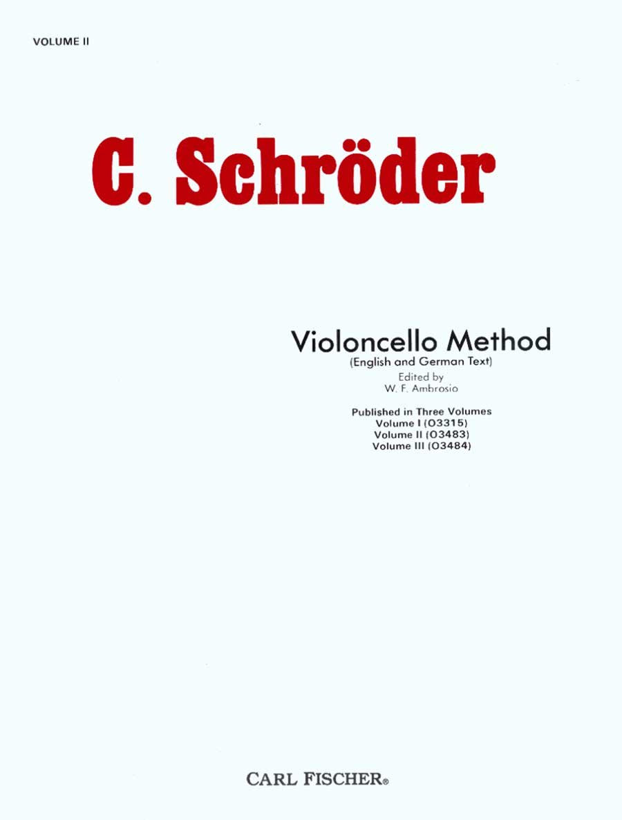 Carl Fischer Violincello Method, Vol. II (English & German Text) (VIOLONCELLE) Arts & Music