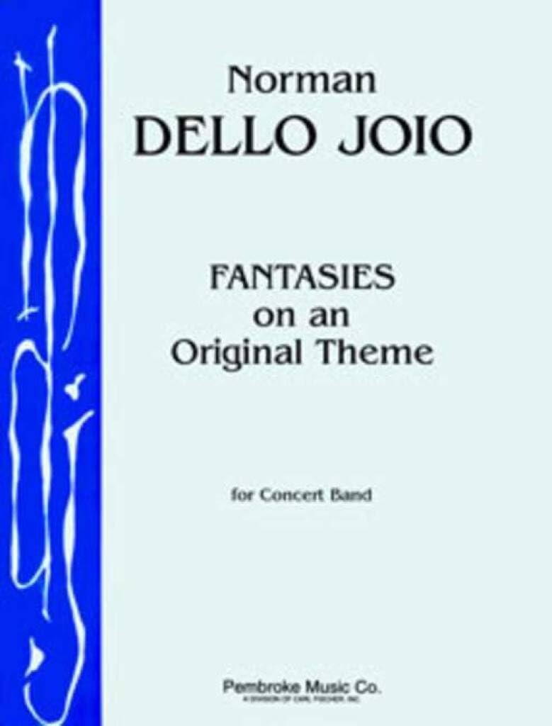 FANTASIES ON AN ORIGINAL THEME CONCERT BAND/HARMONIE/FANFARE-PARTITION+PARTIES SEPAREES Arts & Music