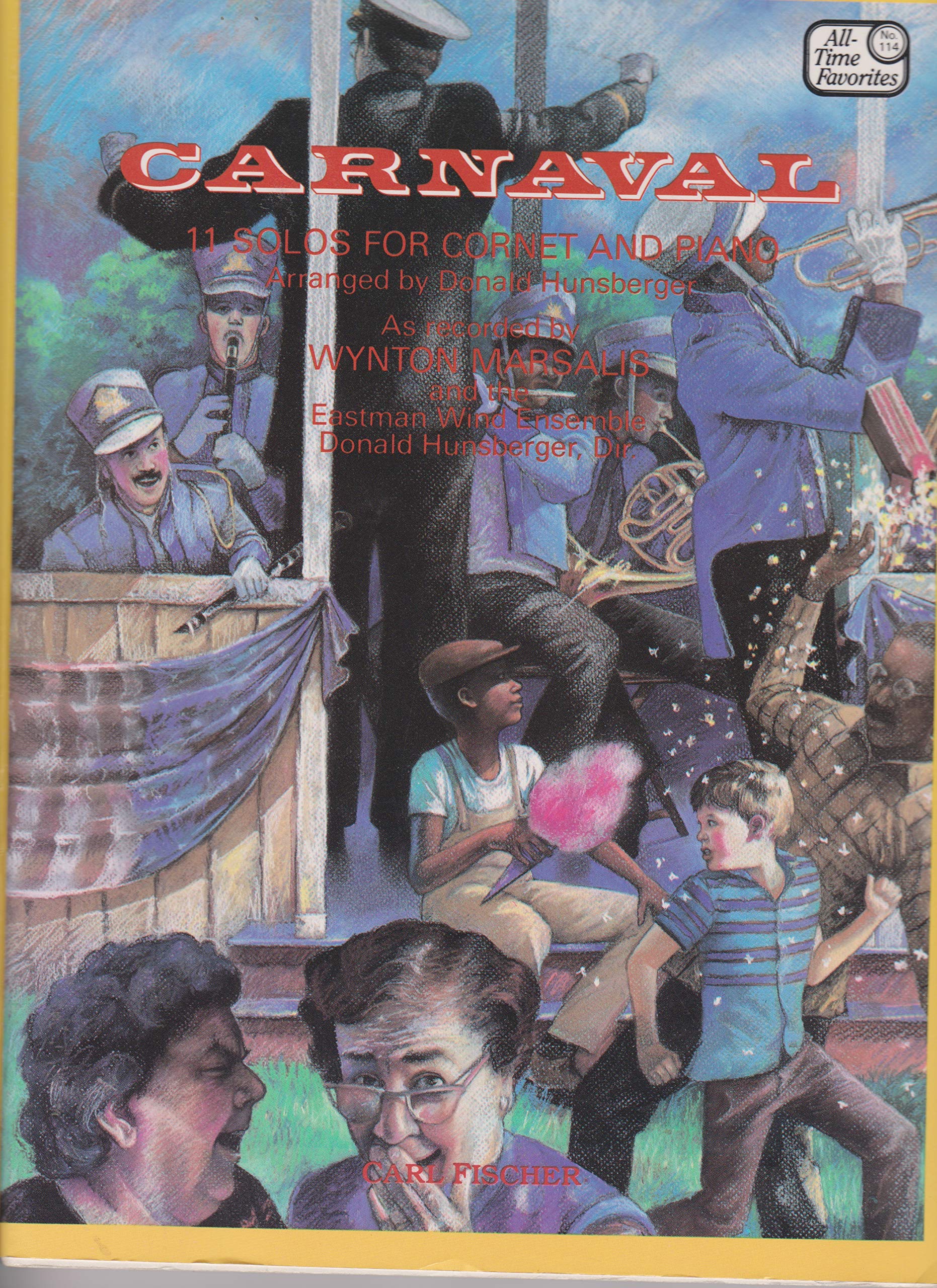 Carnaval: 11 Solos for Cornet and Piano (All Time Favorites, No.114) Sheet Music