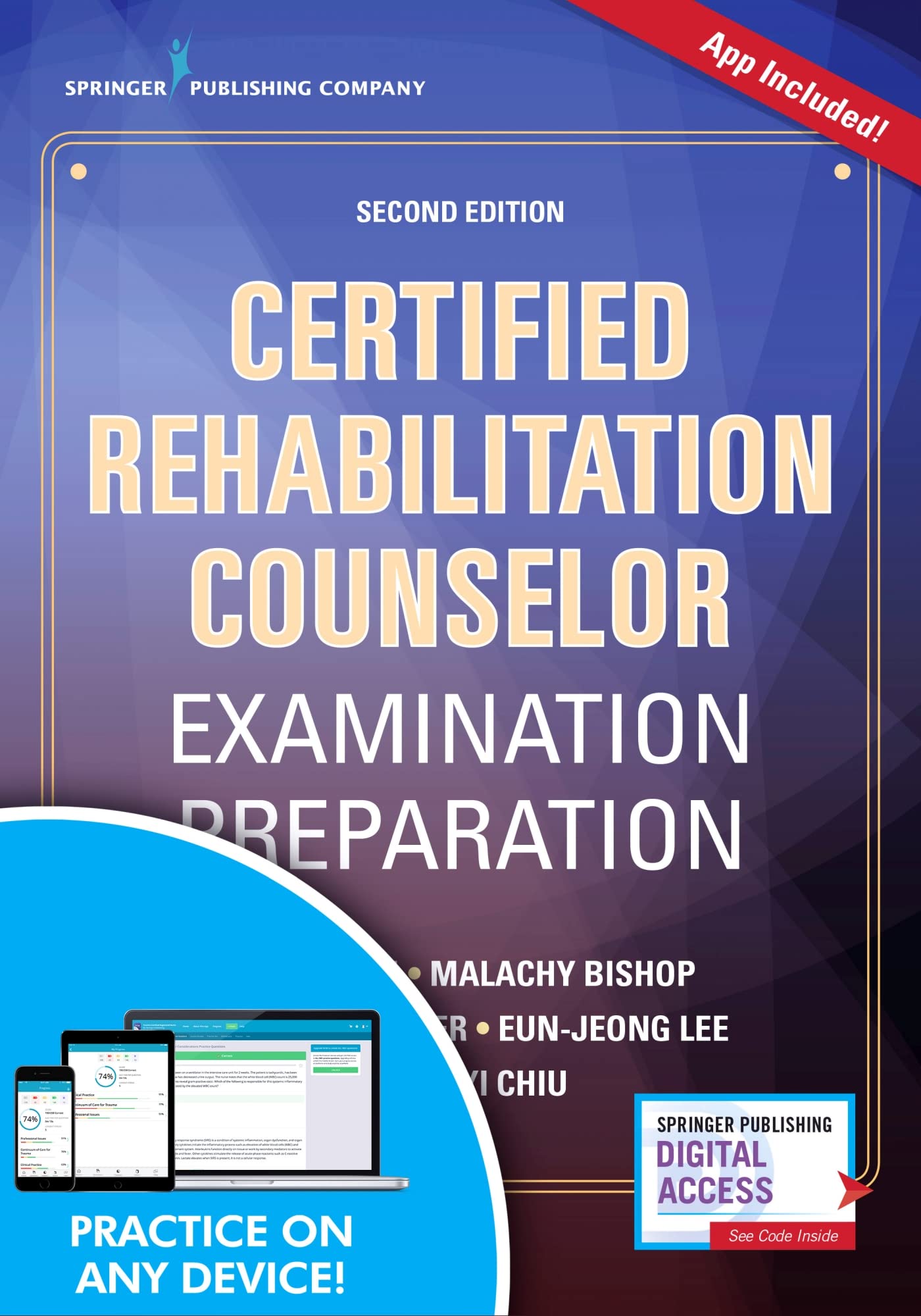 Certified Rehabilitation Counselor Examination Preparation, Second Edition (Book + Free App): A Concise Guide to the Rehabilitation Counselor Test Social Sciences