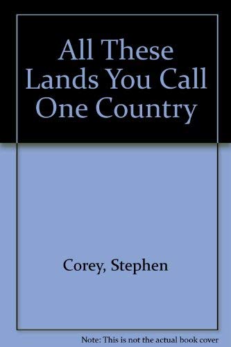 All These Lands You Call One Country: Poems Poetry