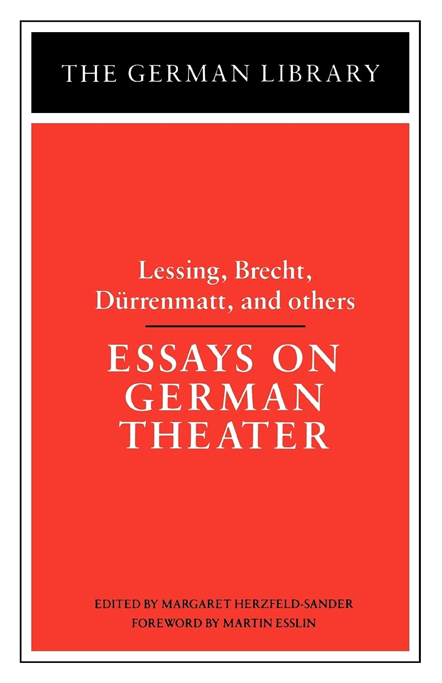 Essays on German Theater Drama