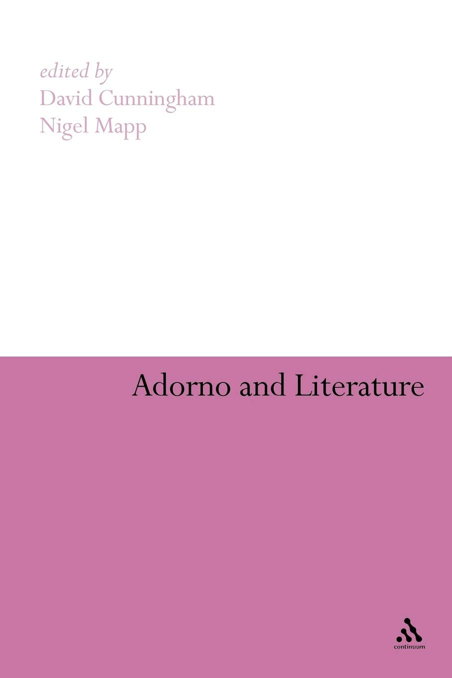 Adorno and Literature Philosophy