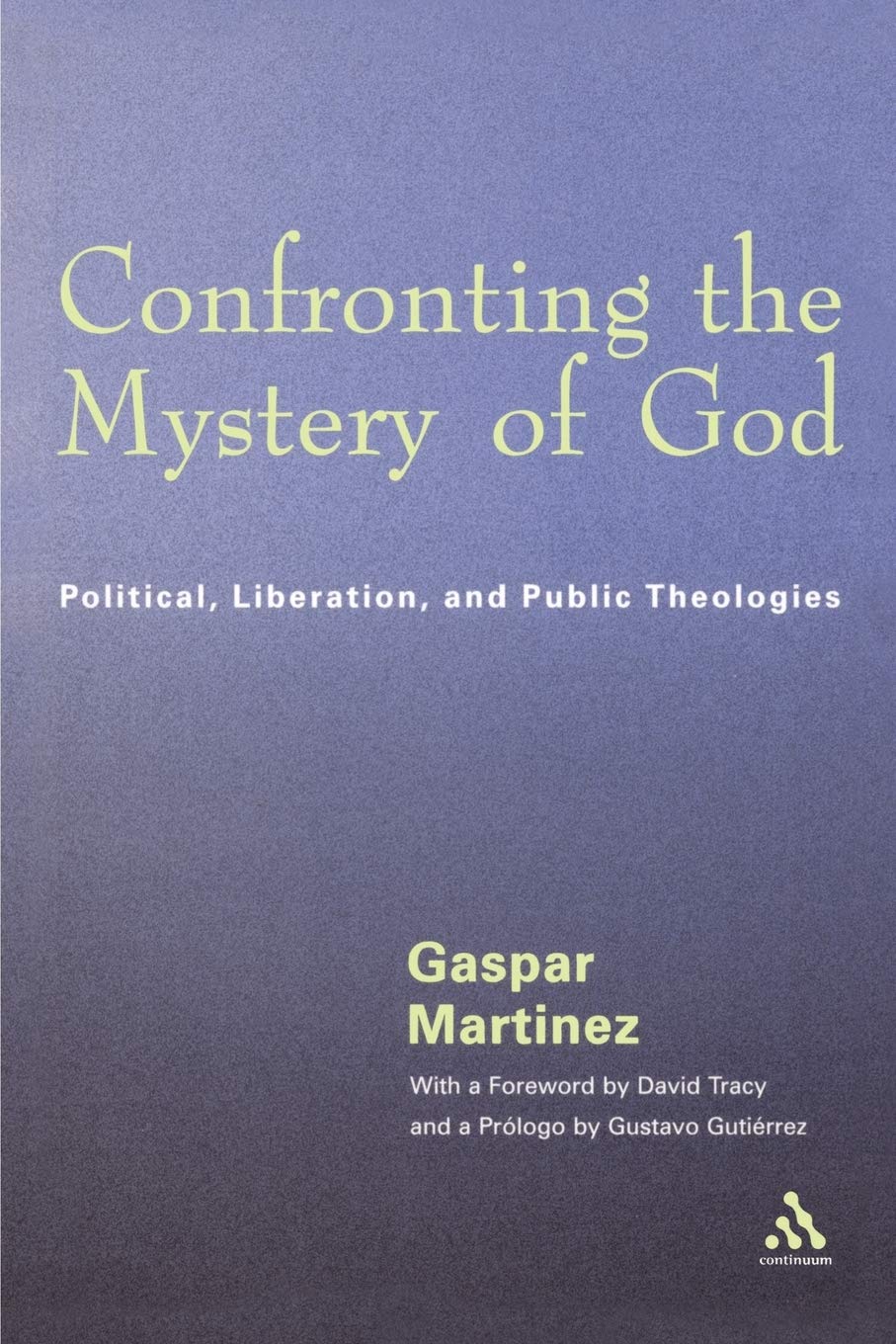 Confronting the Mystery of God Religion & Esotericism