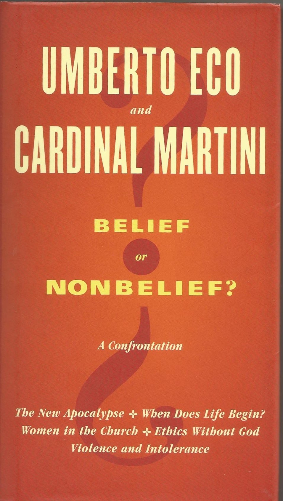 Belief of Non Belief: A Confrontation Religion & Esotericism