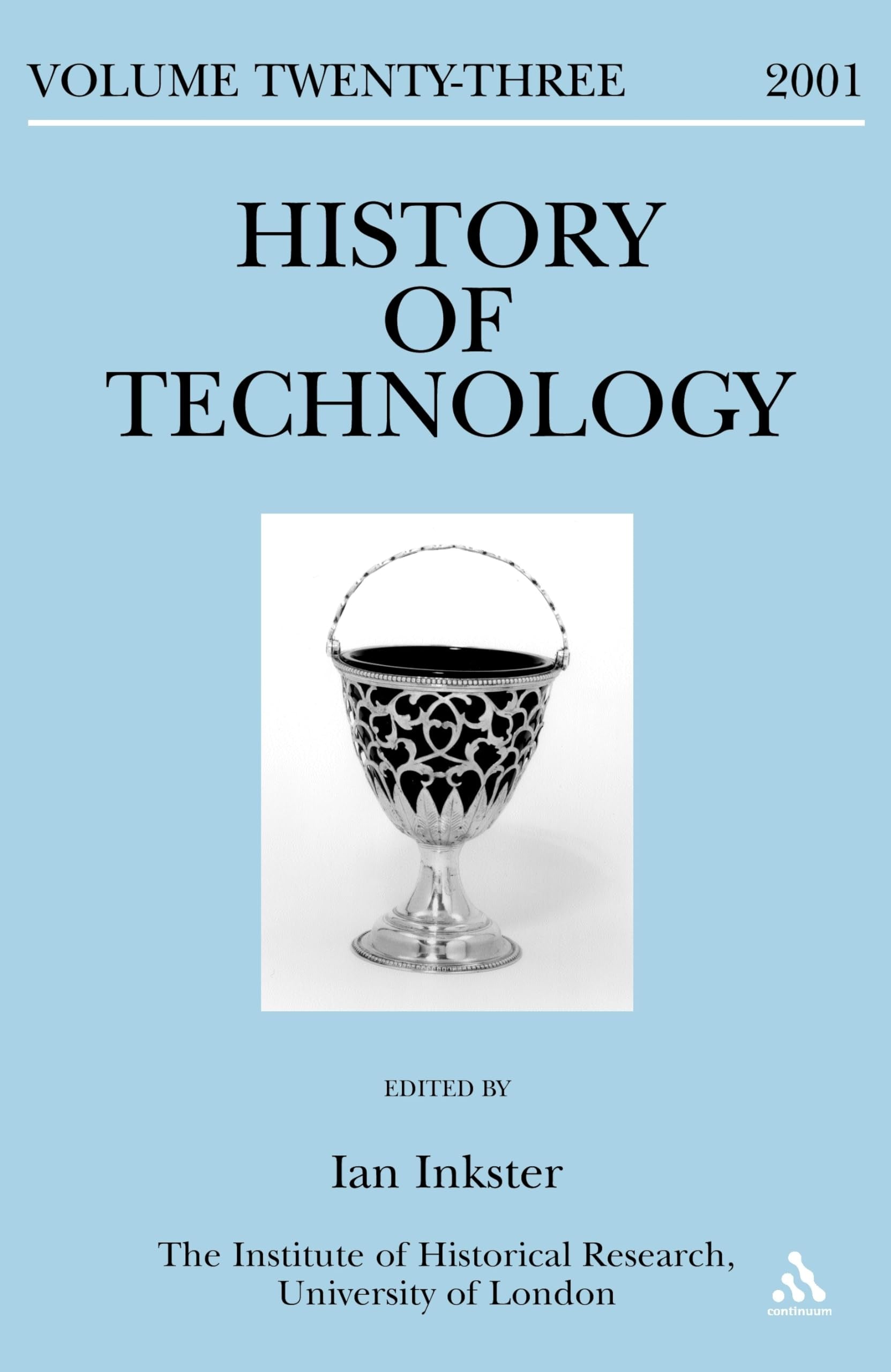 Product Image: History of Technology Volume 23