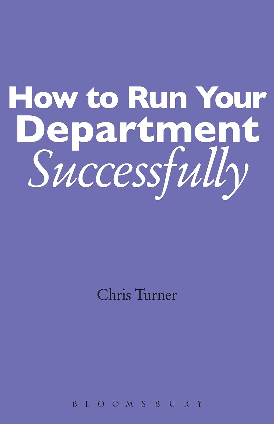 How to Run your Department Successfully Philosophy