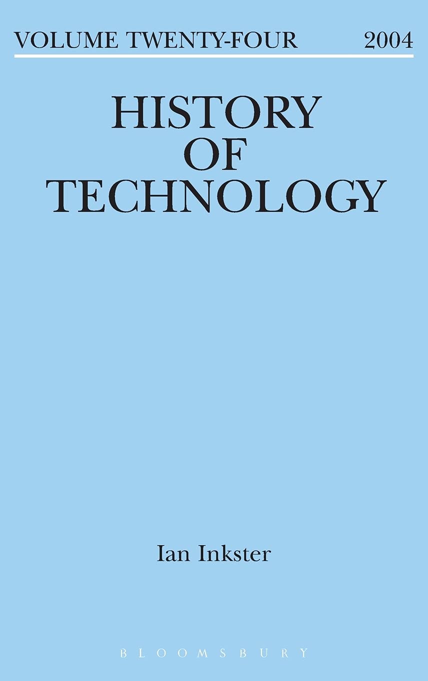Product Image: History of Technology Volume 24