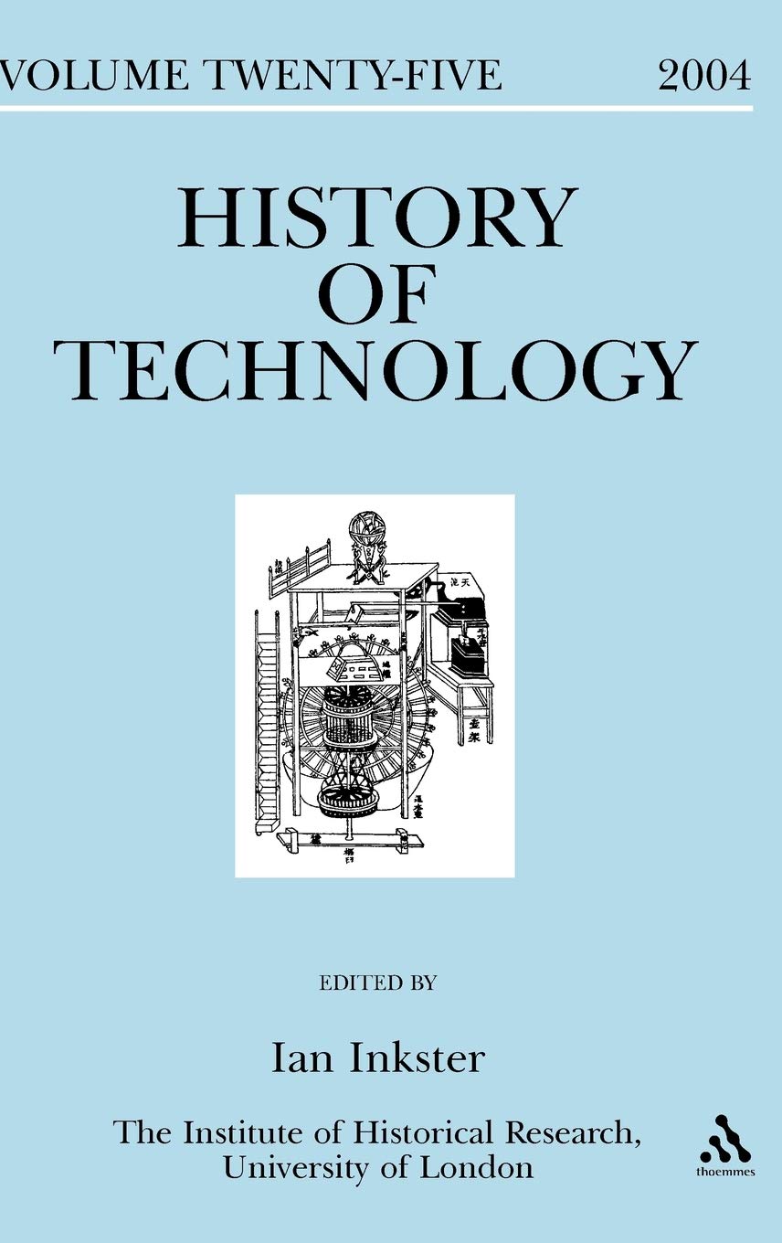 Product Image: History of Technology, Volume 25