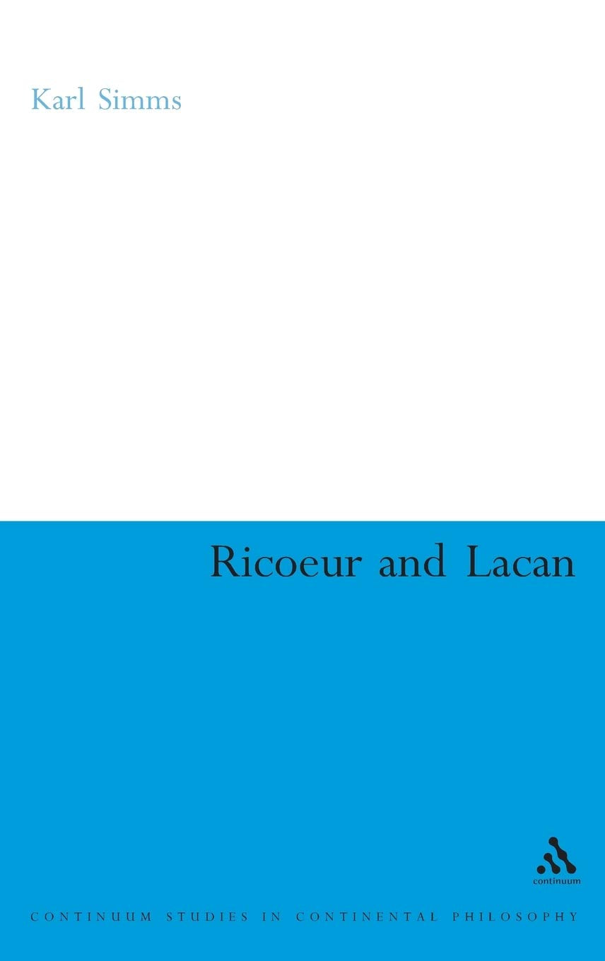 Product Image: Ricoeur and Lacan