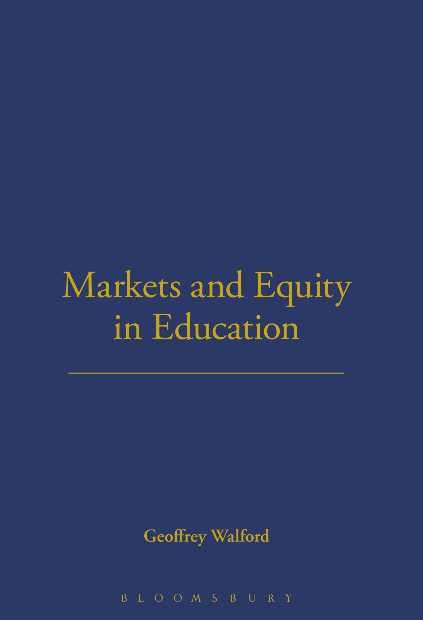 Markets and Equity in Education Business, Finance & Career