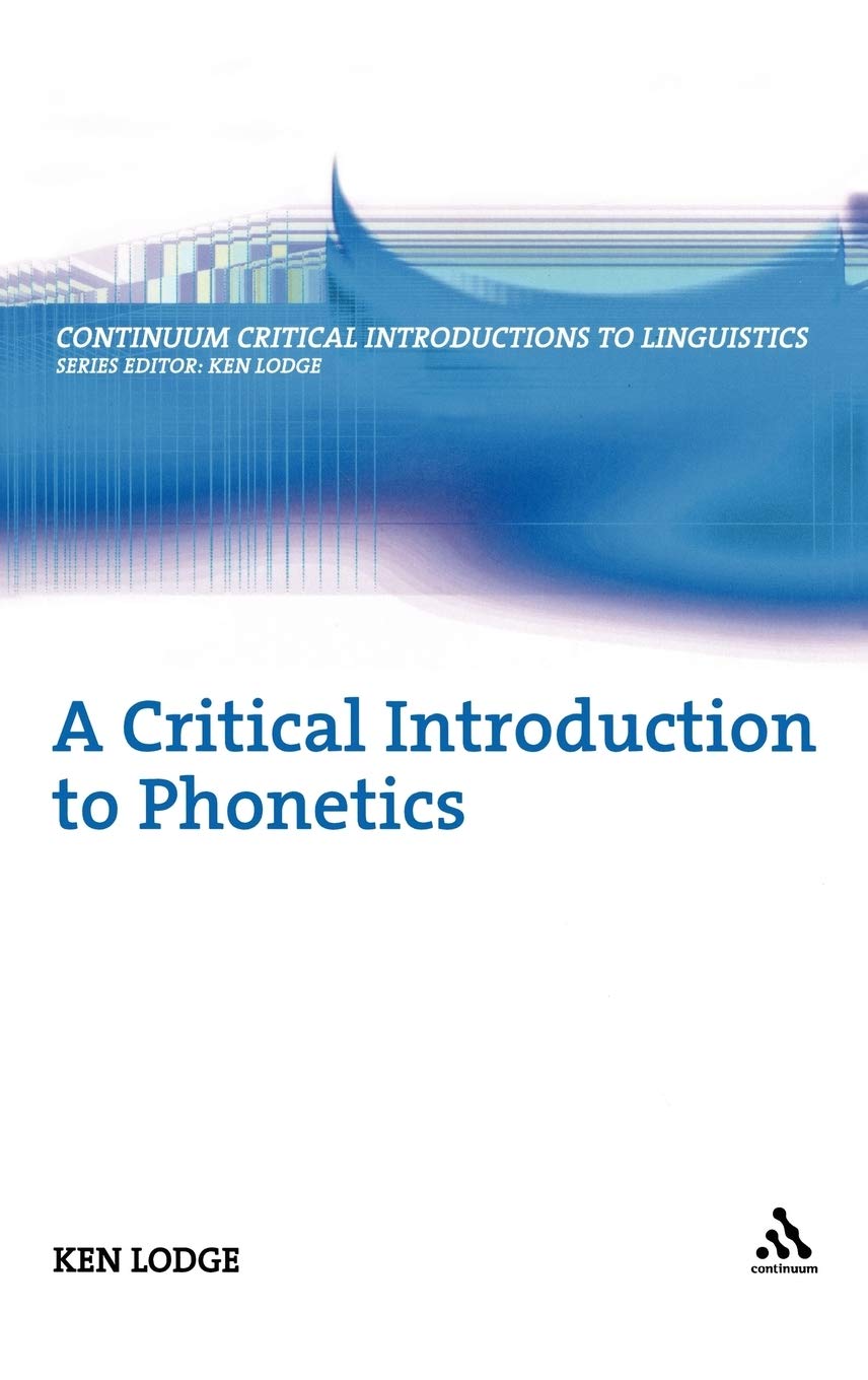Product Image: A Critical Introduction to Phonetics