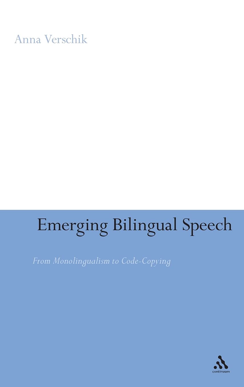 Emerging Bilingual Speech Social Sciences