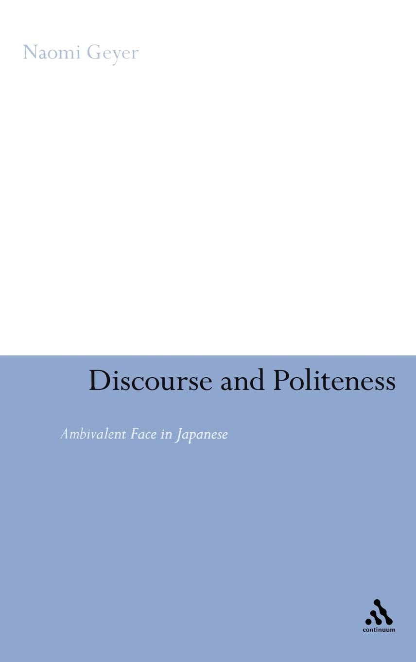 Product Image: Discourse and Politeness