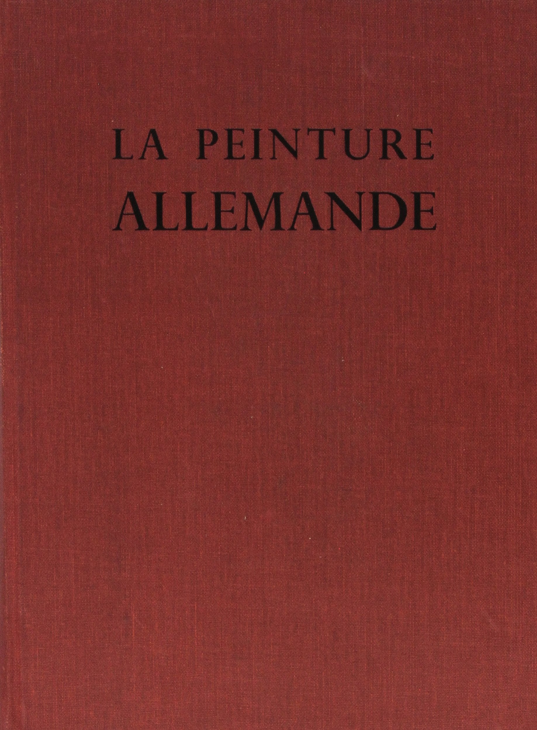 LA Peinture Allemande Books