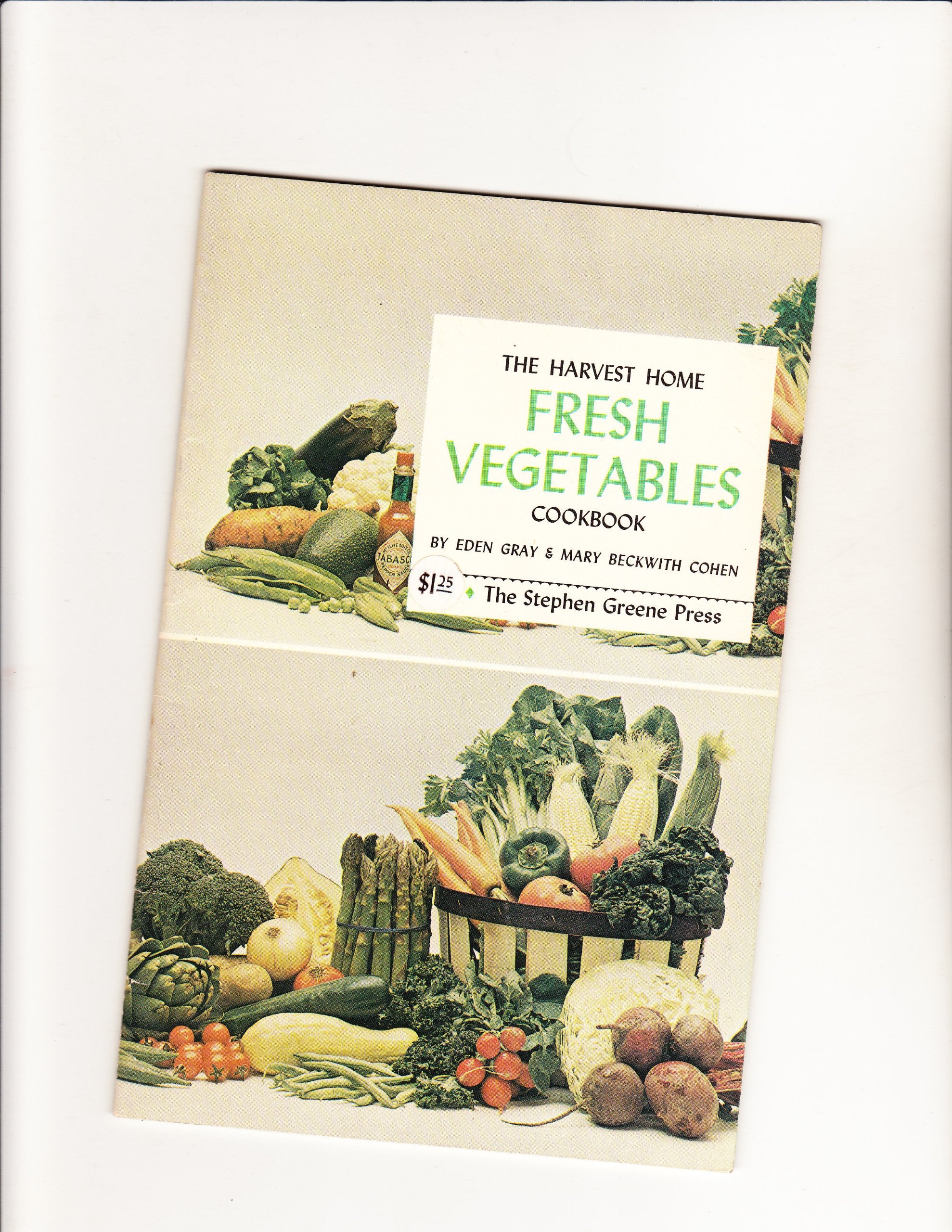 The harvest home fresh vegetables cookbook, Books