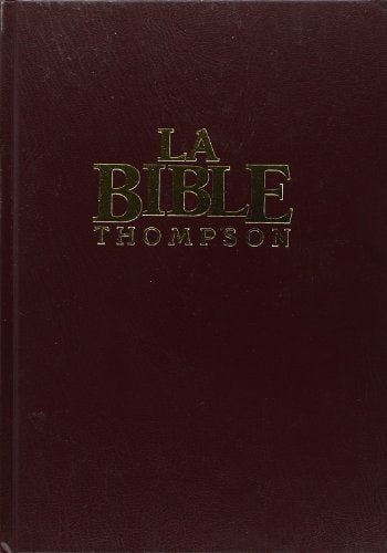 Bible Thompson cart. grenat sans onglet Books