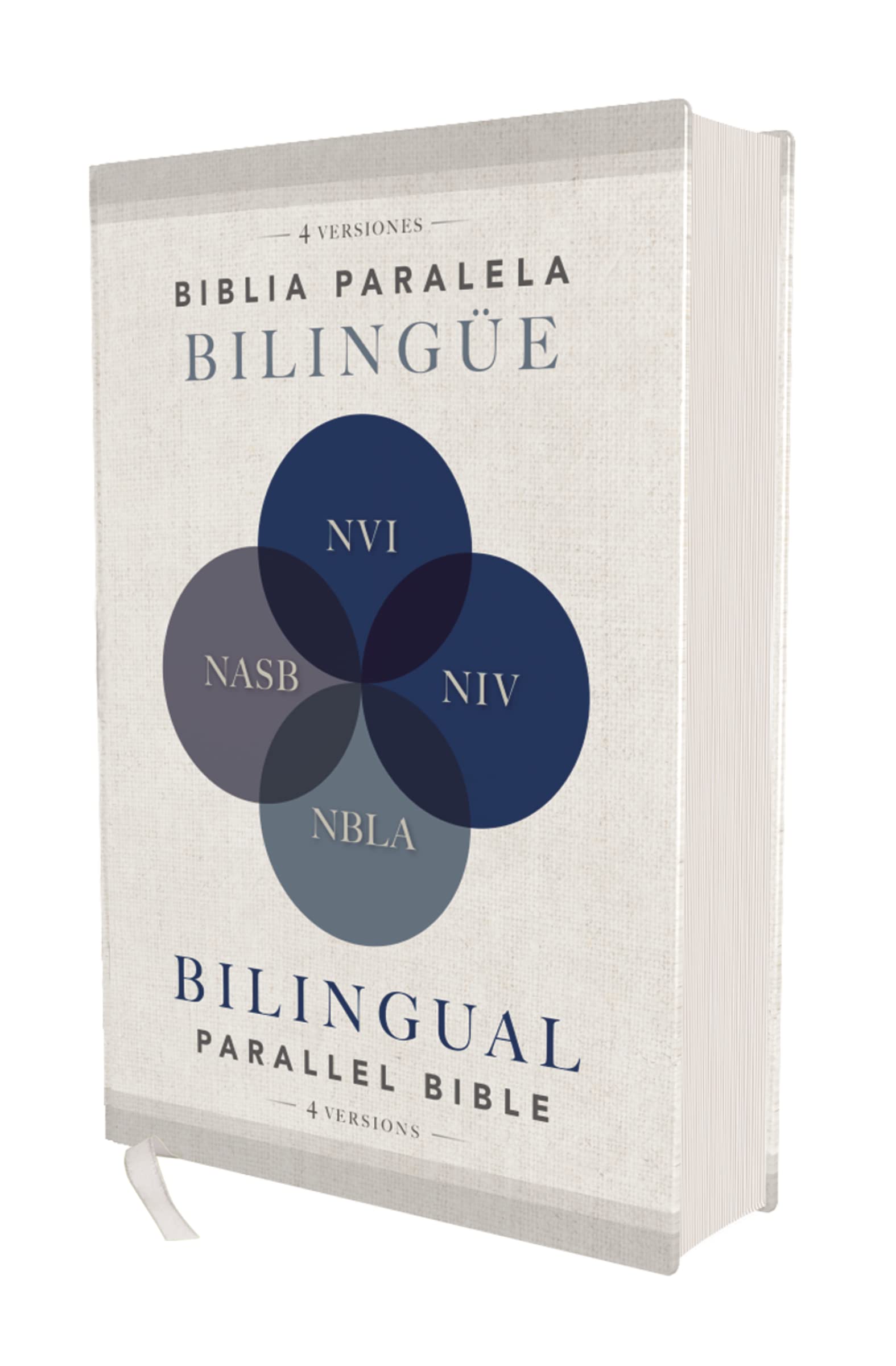 NIV/NVI/NASB/NBLA, Bilingual Parallel Bible, Hardcover, Comfort Print / NIV/NVI/NASB/NBLA Biblia Paralela Bilingüe, Tapa dura, Comfort Print: Biblia ... New American Standard Bible, 4 versions Religion & Esotericism