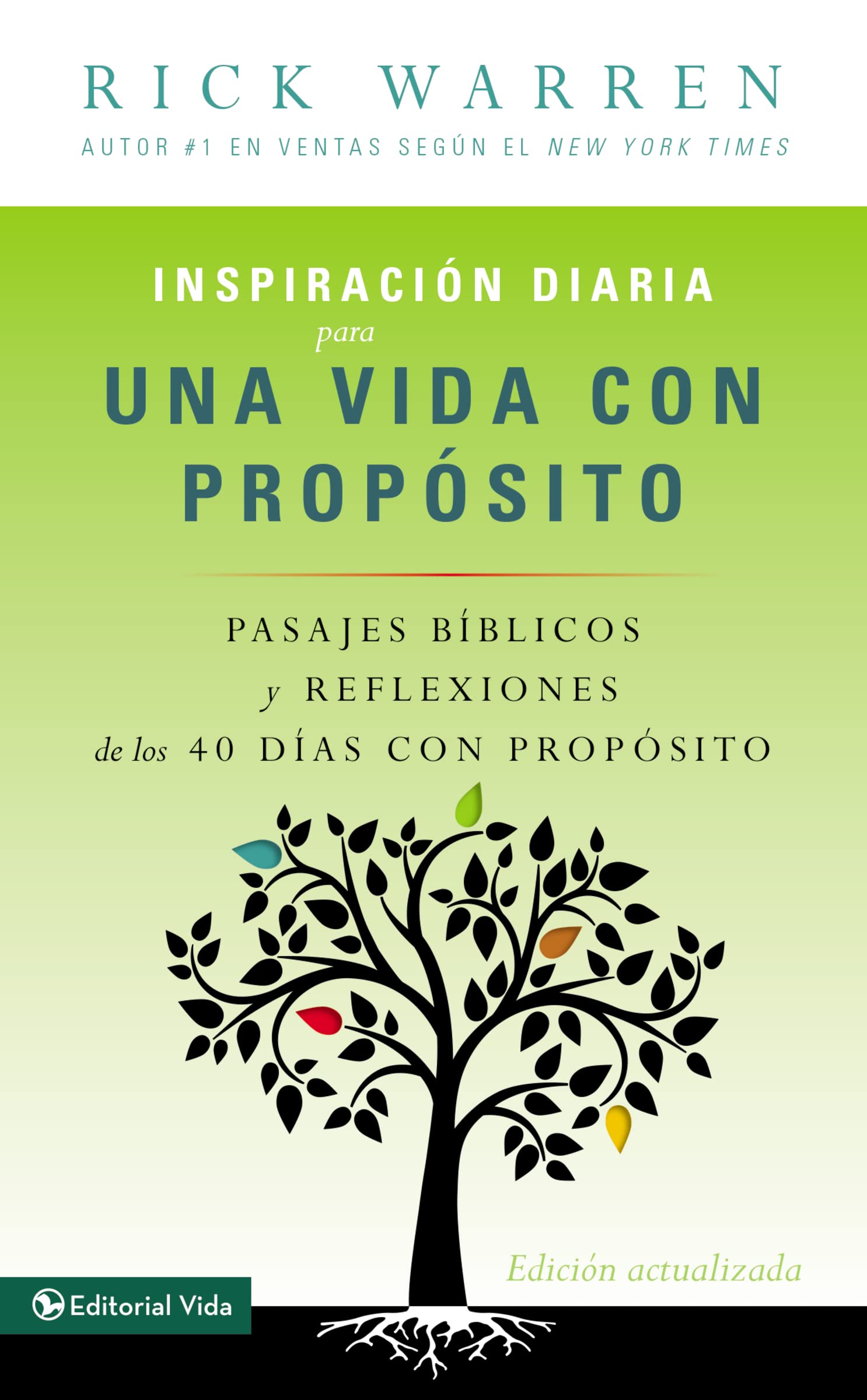 Inspiración diaria para una vida con propósito: Versículos bíblicos y reflexiones de los 40 días con propósito de Rick Warren book