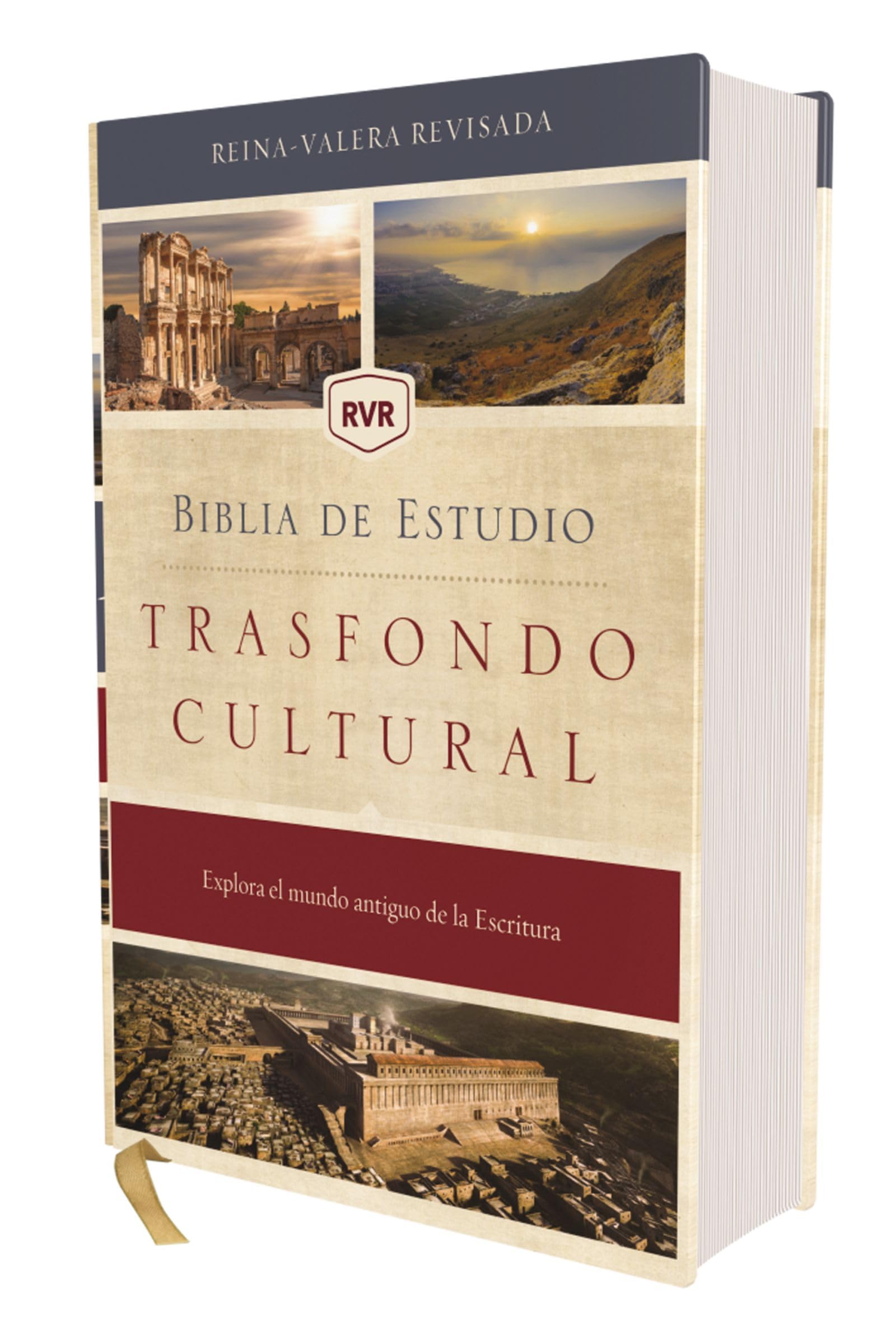 RVR, Biblia de estudio trasfondo cultural (El contexto lo cambia todo), Tapa dura, Interior a color, Comfort Print: Explora el mundo antiguo de la Escritura Religion & Esotericism