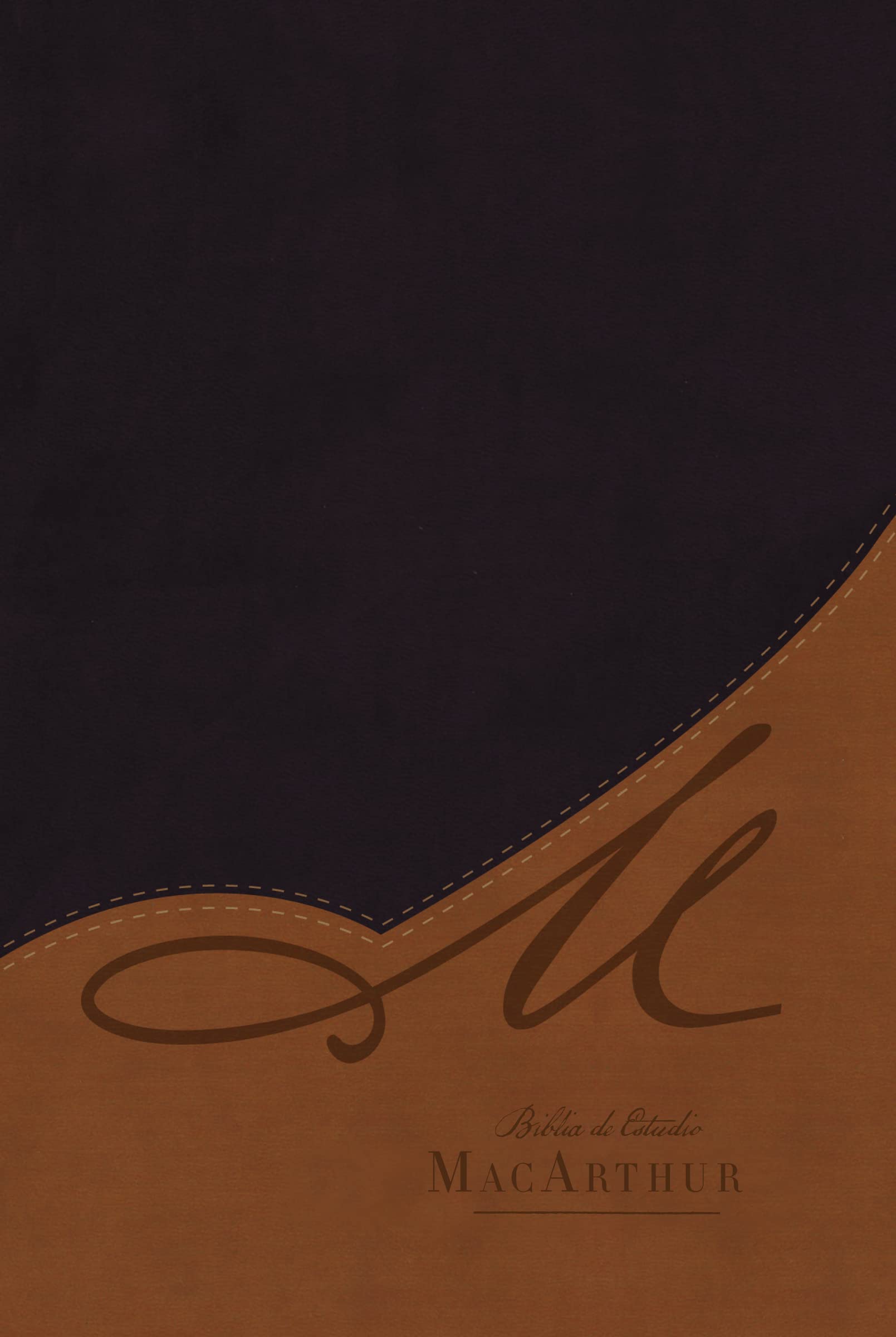 Rvr60, Biblia de Estudio Macarthur, Letra Grande, Leathersoft, Café, Con Índice Y Cierre Religion & Esotericism