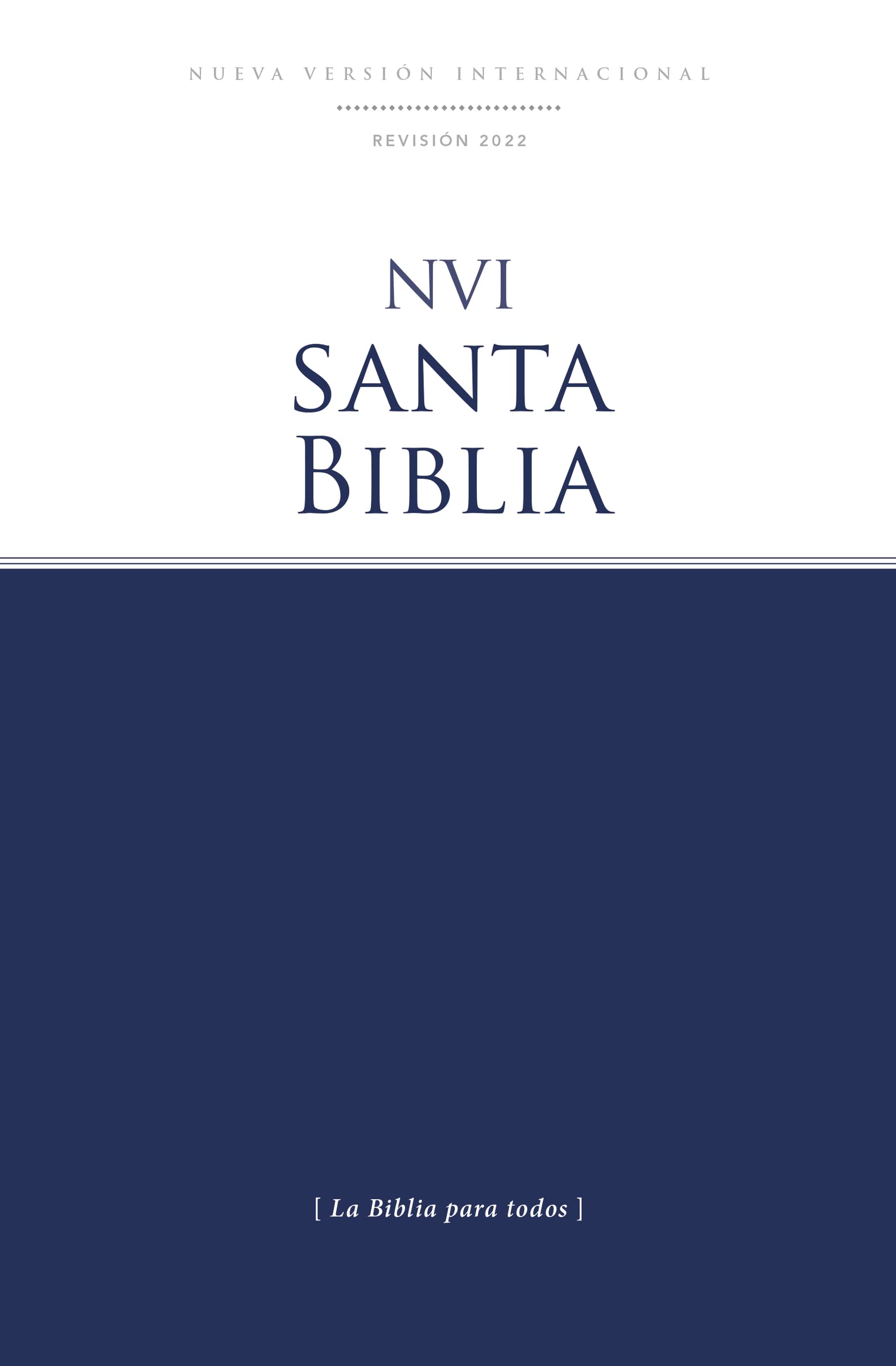 Nvi, Santa Biblia, Revisión 2022, Edición Económica, Tapa Rústica Religion & Esotericism