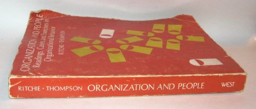 Organization and People : Readings, Cases and Exercises in Organizational Behavior (Management Ser.) Books