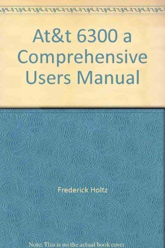 Product Image: AT&T 6300--a comprehensive user's manual