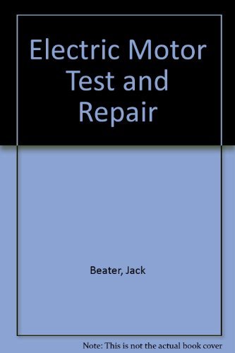 Electric Motor Test and Repair Books