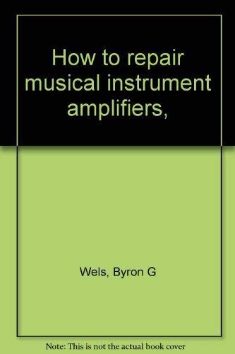 How to repair musical instrument amplifiers, Books