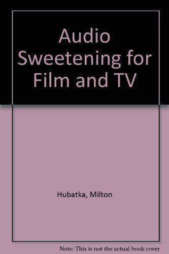 Hubatka ∗audio Sweetening∗ For Film And Tv Books