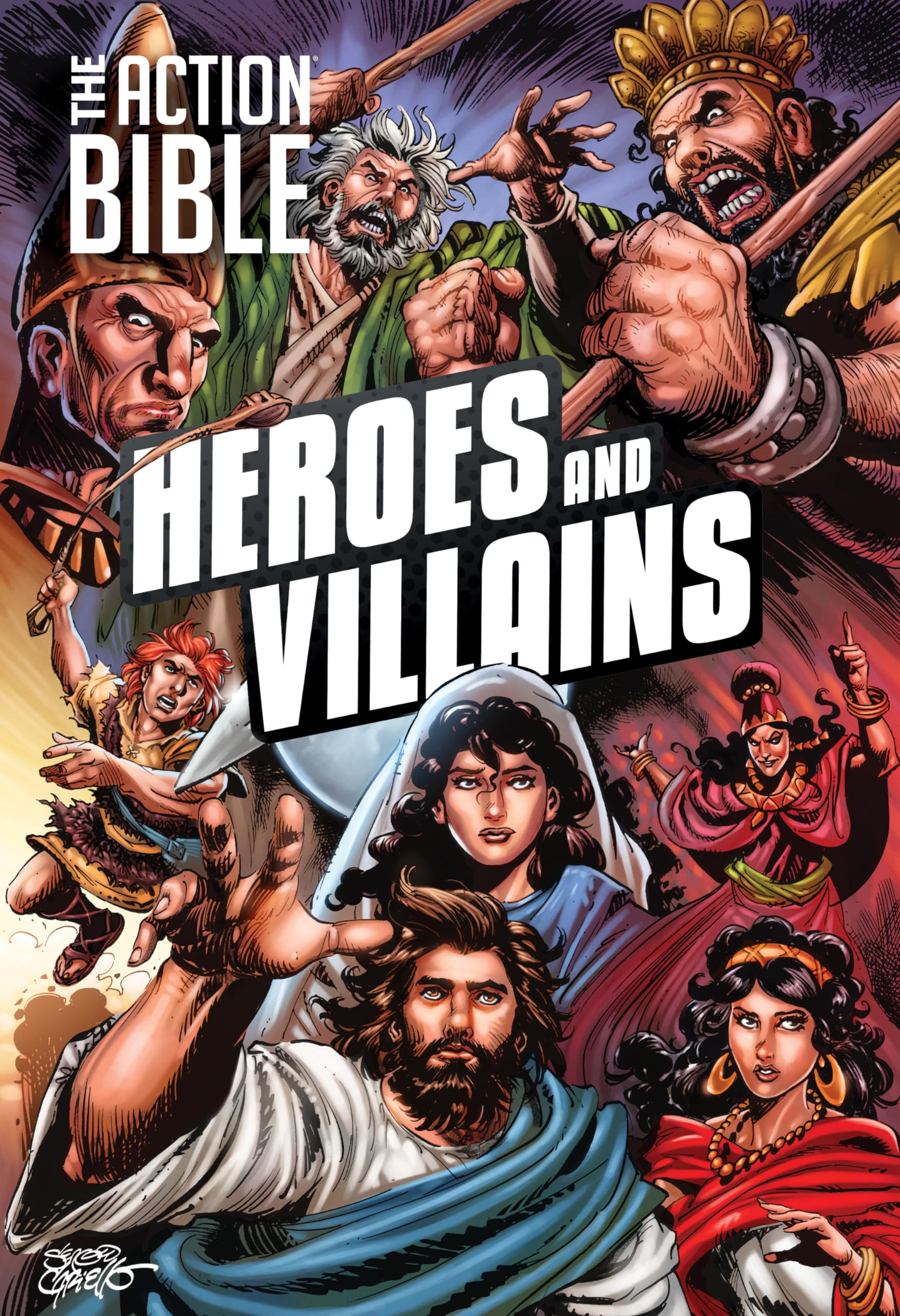 The Action Bible: Heroes and Villains Manga